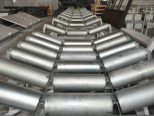 Конвейерный ролик Н-89х750-9х14 (наклонный)